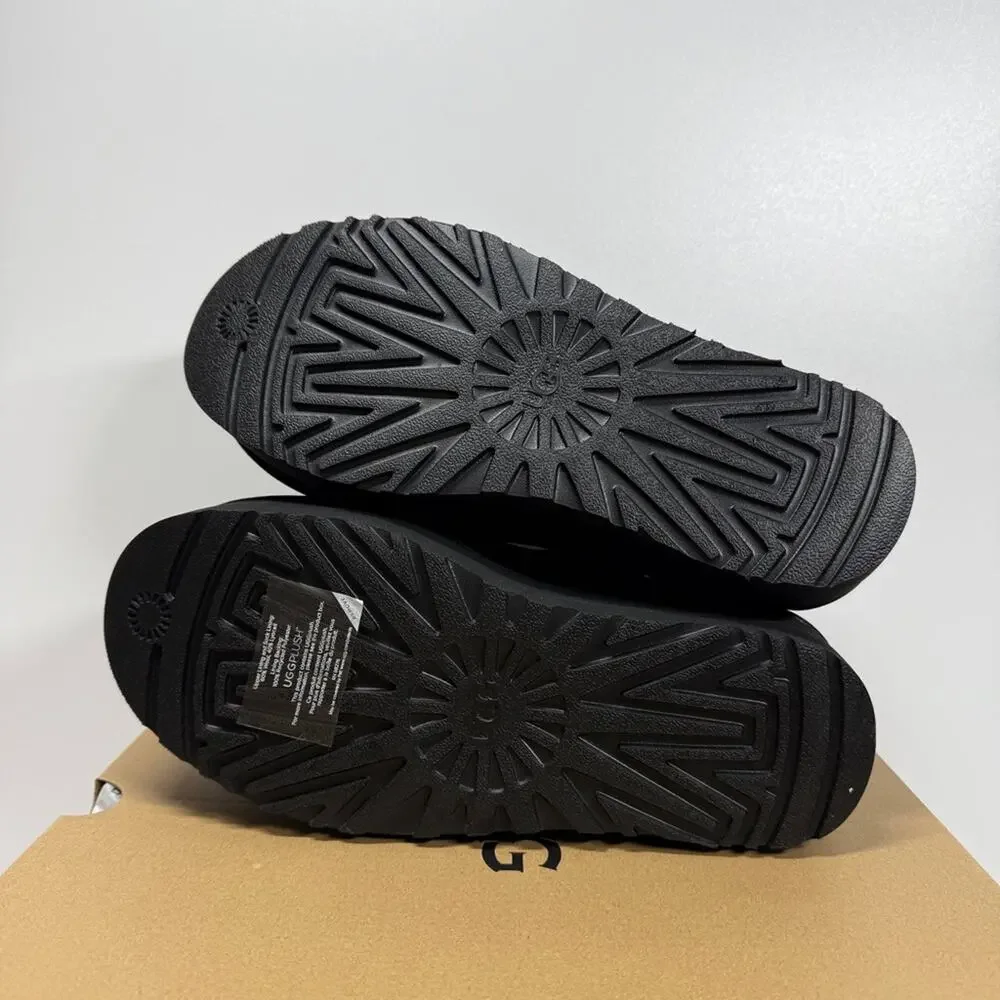 NIB UGG Women's Classic Ultra Mini Platform Size 9 In Black